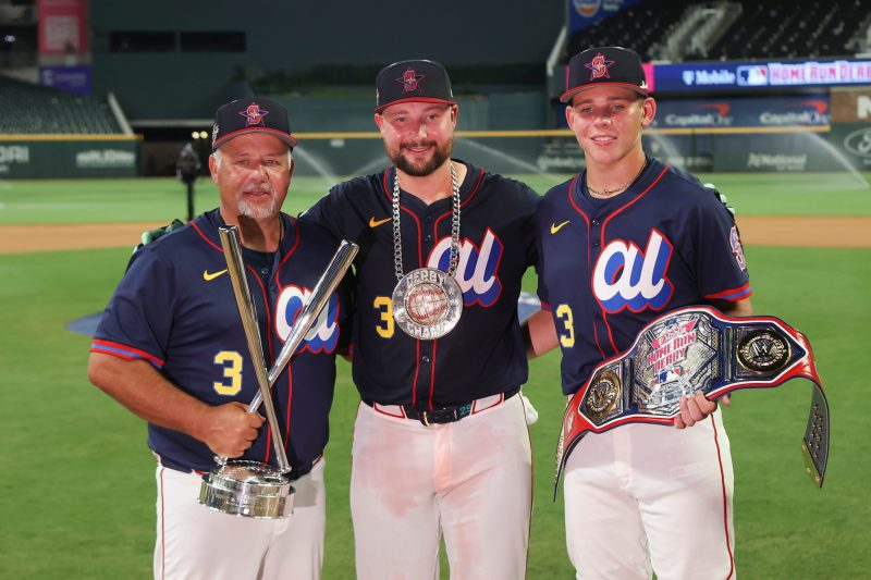 ‘The Big Dumper’: MLB’s Home Run Derby champ makes it a family affair